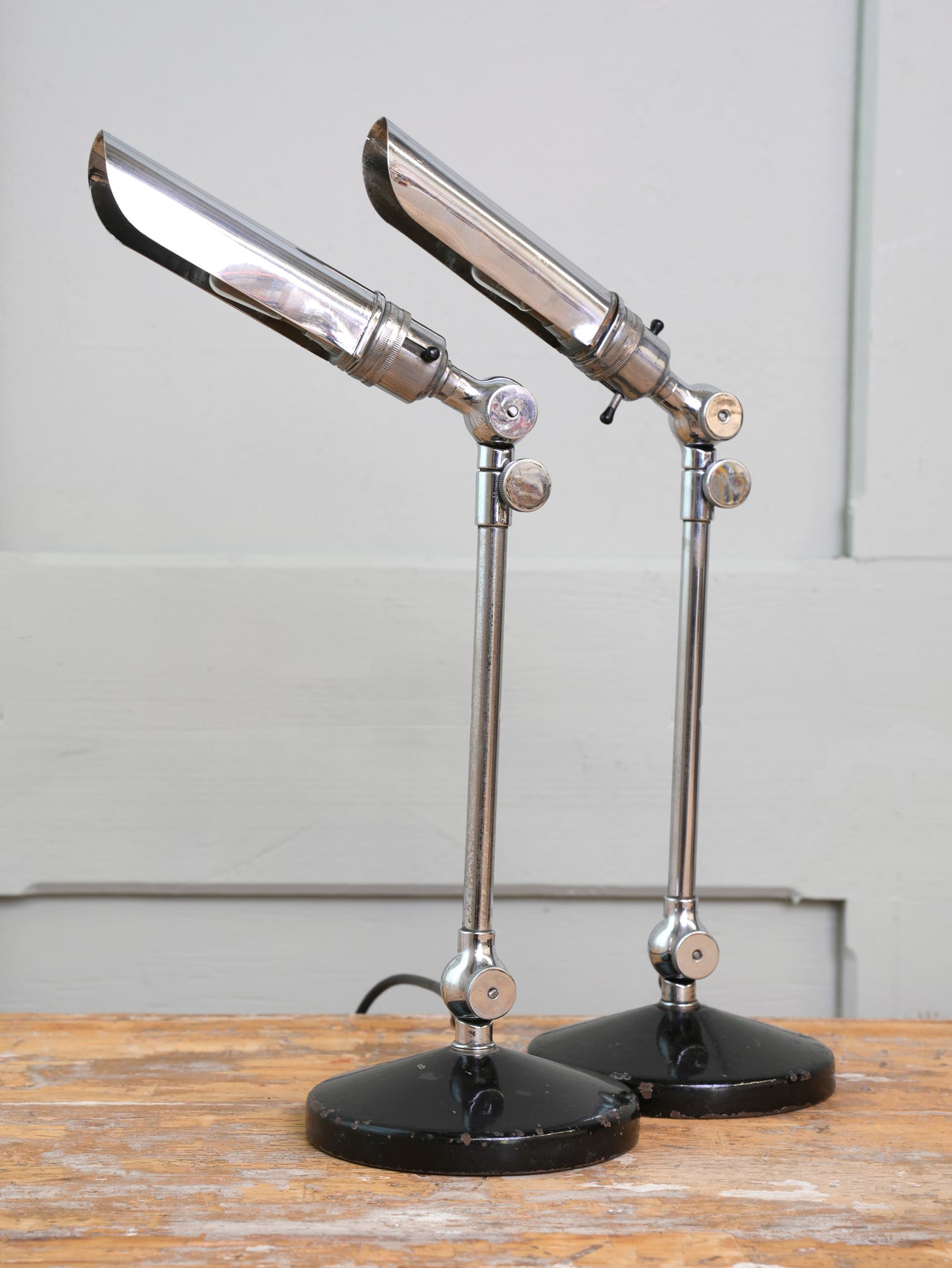 A Pair of Mek-ELek Desk Lamps