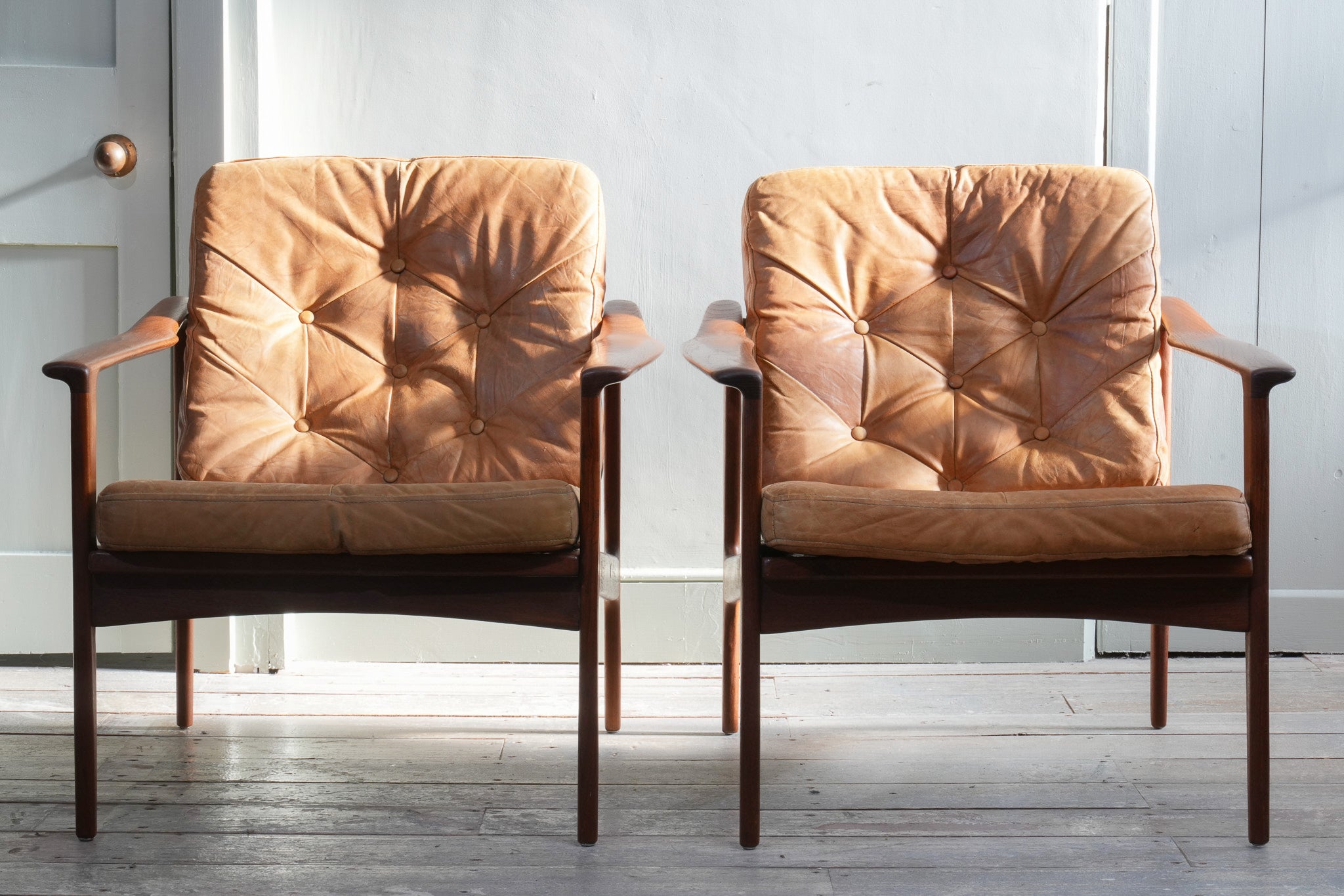 A Pair of 1960s Lounge Chairs Drew Pritchard Ltd