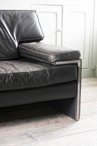 Two Large Leather Artifort Lounge Chairs