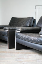 Two Large Leather Artifort Lounge Chairs