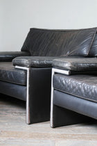 Two Large Leather Artifort Lounge Chairs