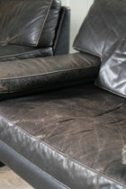 Two Large Leather Artifort Lounge Chairs