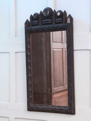 A Large 19th Century Tramp Art Wall Mirror