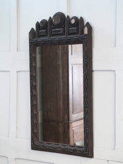 A Large 19th Century Tramp Art Wall Mirror