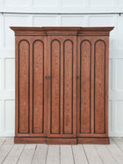A 19th Century Baltic Pine Breakfront Wardrobe