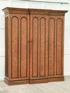 A 19th Century Baltic Pine Breakfront Wardrobe