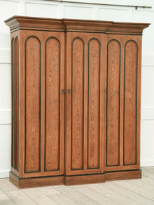 A 19th Century Baltic Pine Breakfront Wardrobe