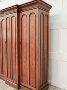 A 19th Century Baltic Pine Breakfront Wardrobe
