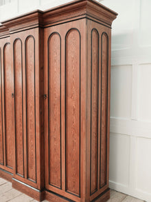 A 19th Century Baltic Pine Breakfront Wardrobe