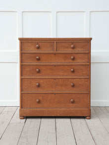 A 19th Century Burr Ash Chest of Drawers