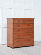 A 19th Century Burr Ash Chest of Drawers