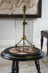 An Adjustable Brass Table Lamp
