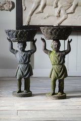 A Pair of George III Cast Iron Garden Planters