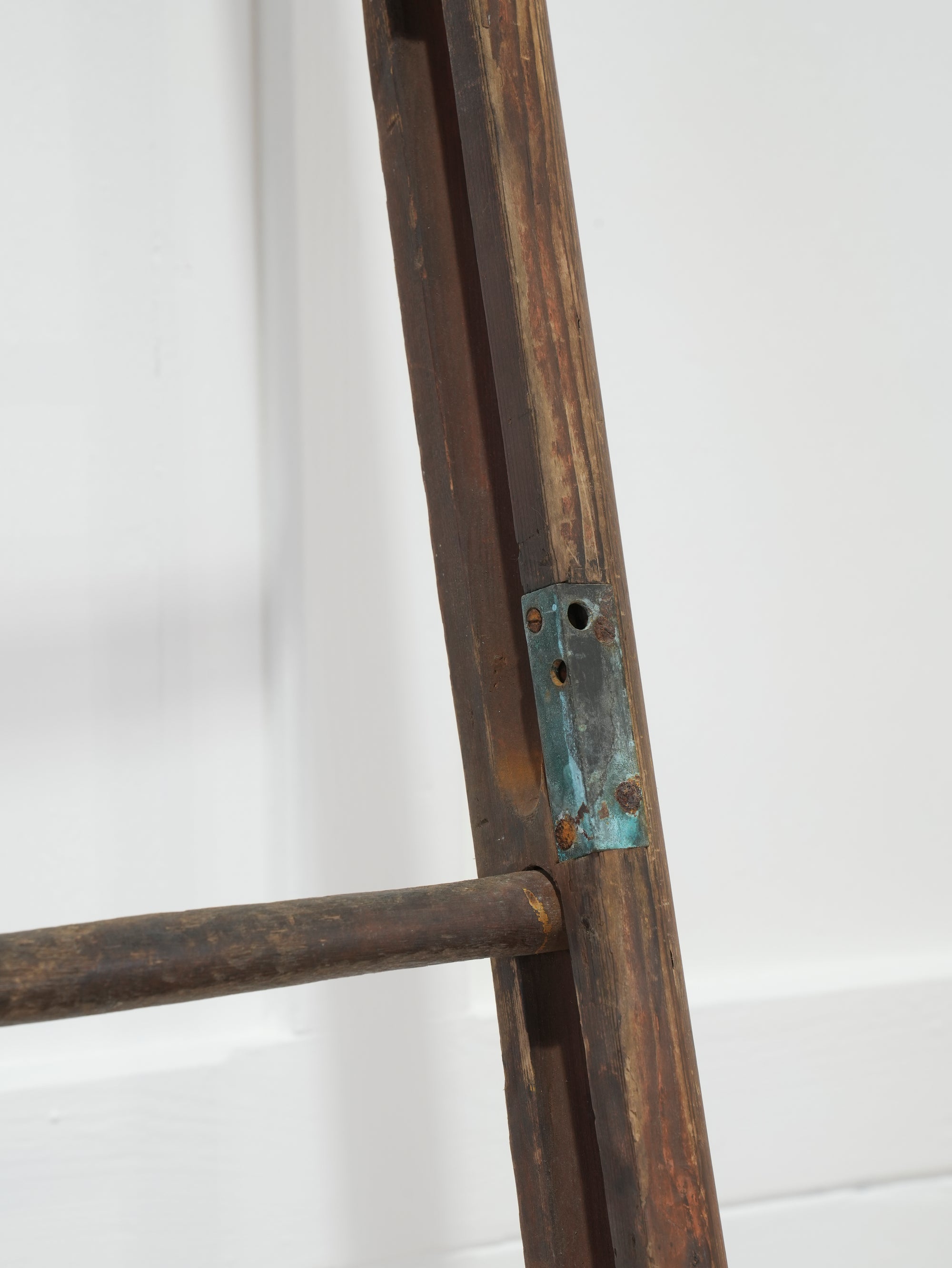 A 19th Century Folding Pole Ladder