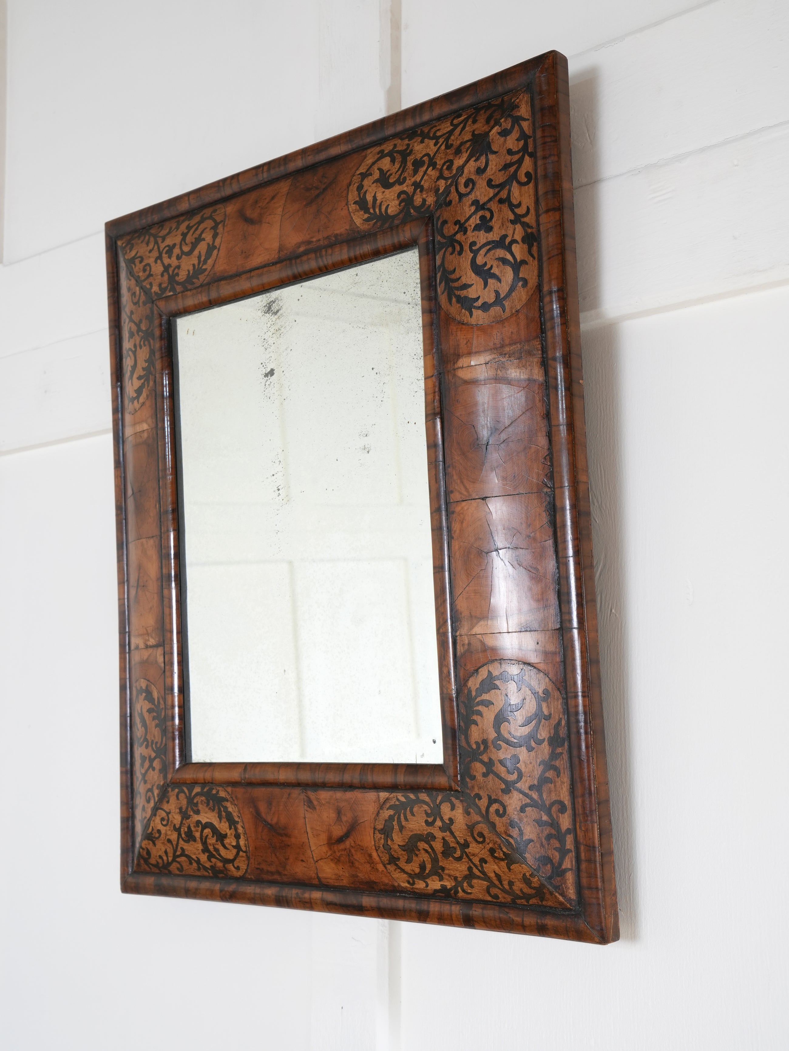 A William & Mary Cushion Mirror