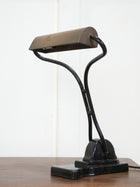 A Copper & Steel Desk Lamp