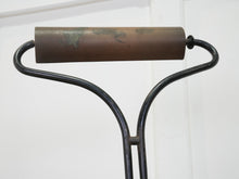 A Copper & Steel Desk Lamp