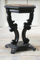 A Ceylonese Ebony & Specimen Wood Occasional Table