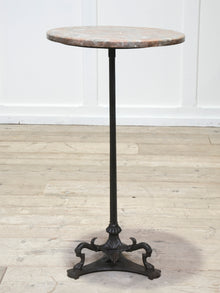 A Regency Cast Iron & Marble Side Table