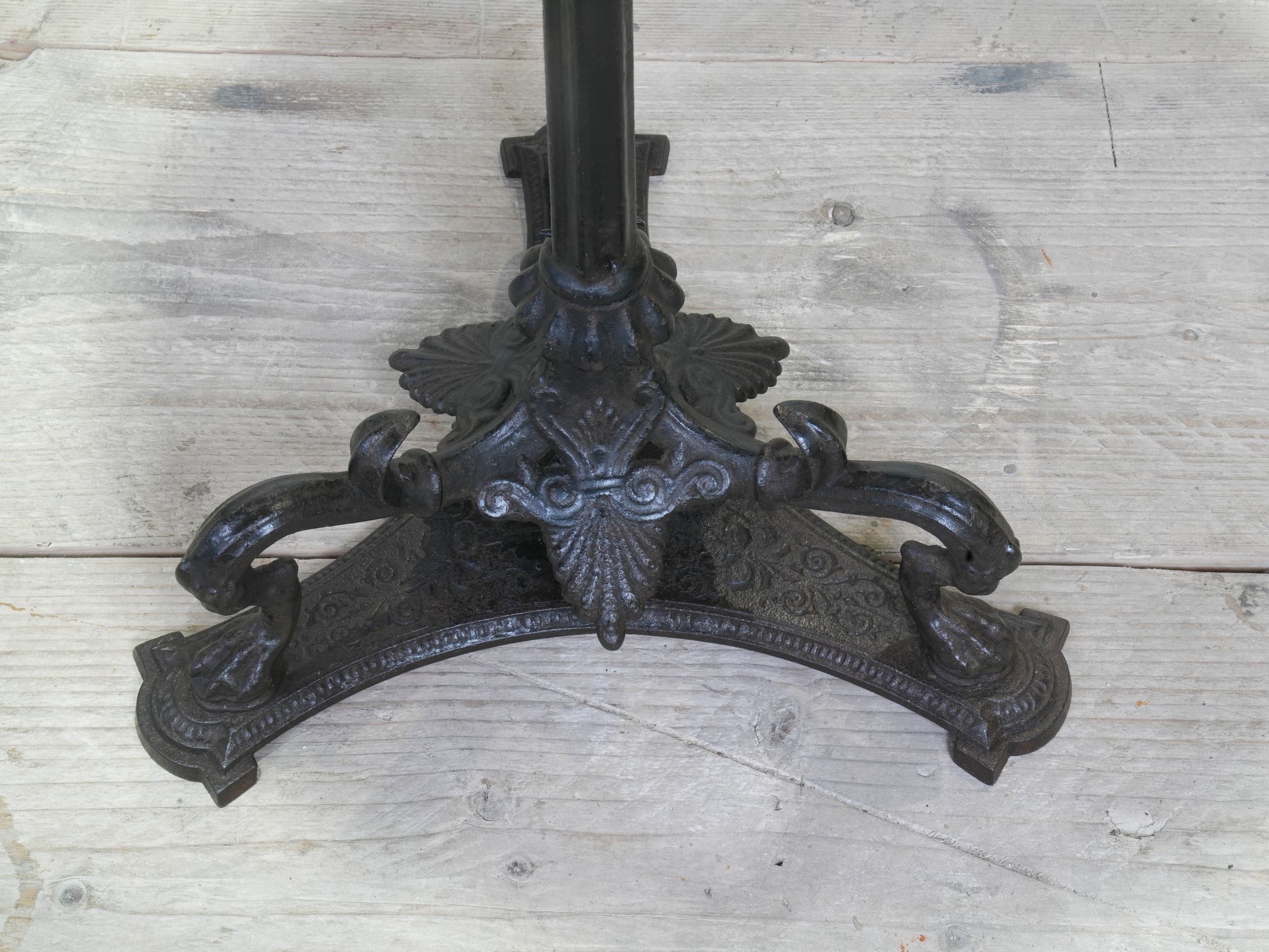 A Regency Cast Iron & Marble Side Table