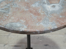 A Regency Cast Iron & Marble Side Table