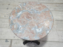 A Regency Cast Iron & Marble Side Table