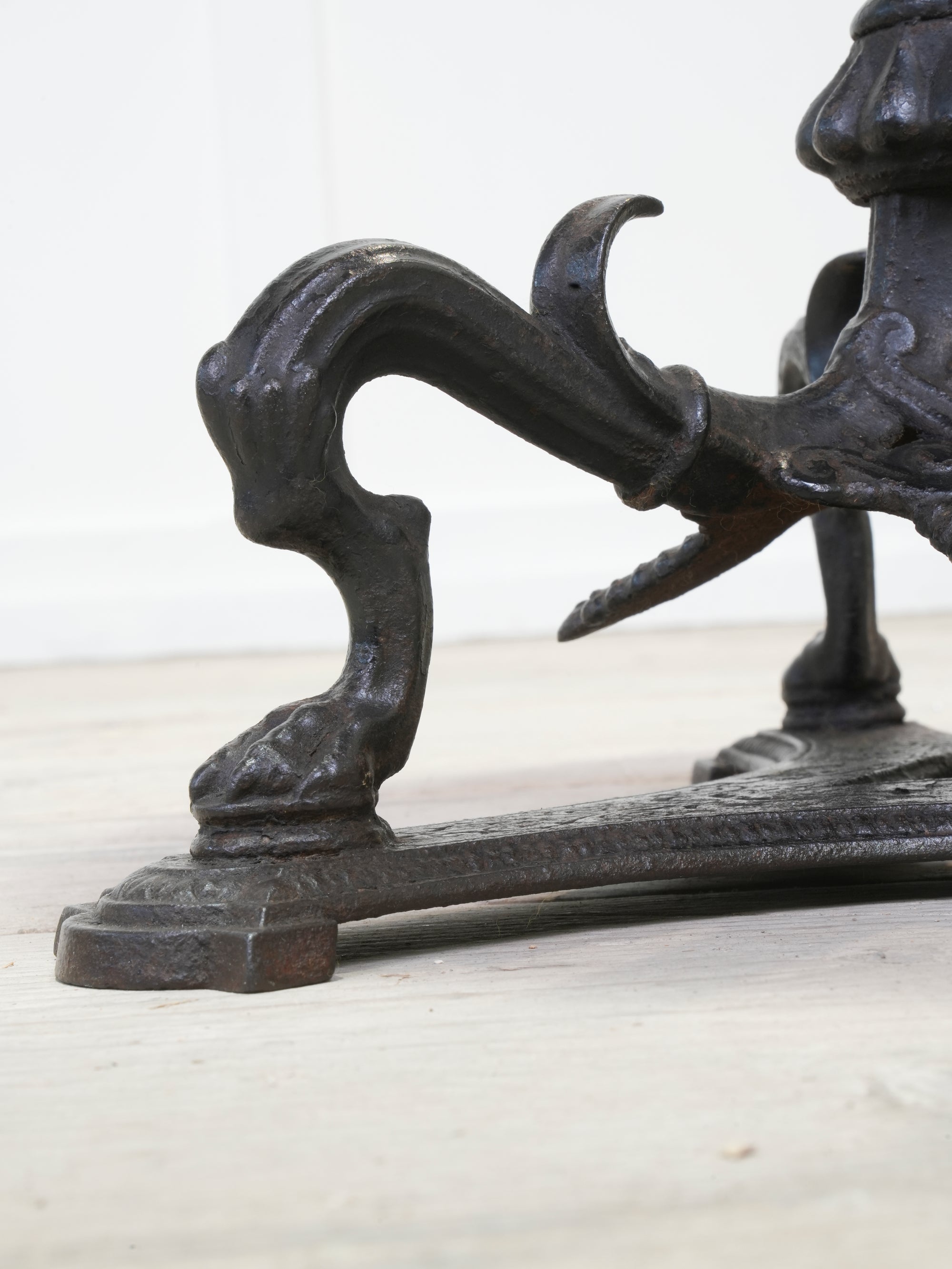 A Regency Cast Iron & Marble Side Table