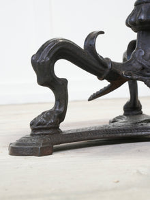 A Regency Cast Iron & Marble Side Table