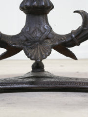 A Regency Cast Iron & Marble Side Table