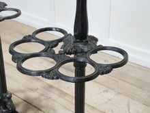 Two Late Regency Cast Iron Hat, Coat & Stick Stands