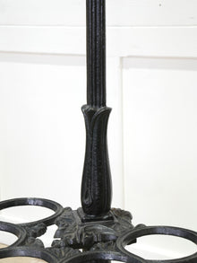 Two Late Regency Cast Iron Hat, Coat & Stick Stands