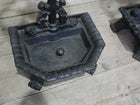 Two Late Regency Cast Iron Hat, Coat & Stick Stands