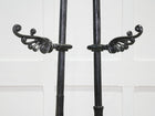 Two Late Regency Cast Iron Hat, Coat & Stick Stands