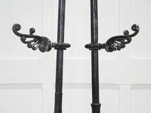 Two Late Regency Cast Iron Hat, Coat & Stick Stands