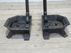Two Late Regency Cast Iron Hat, Coat & Stick Stands