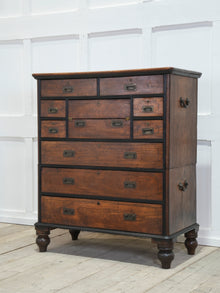 A 19th Century China Trade Secretaire Campaign Chest