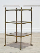 A 19th Century Brass & Walnut Etagere