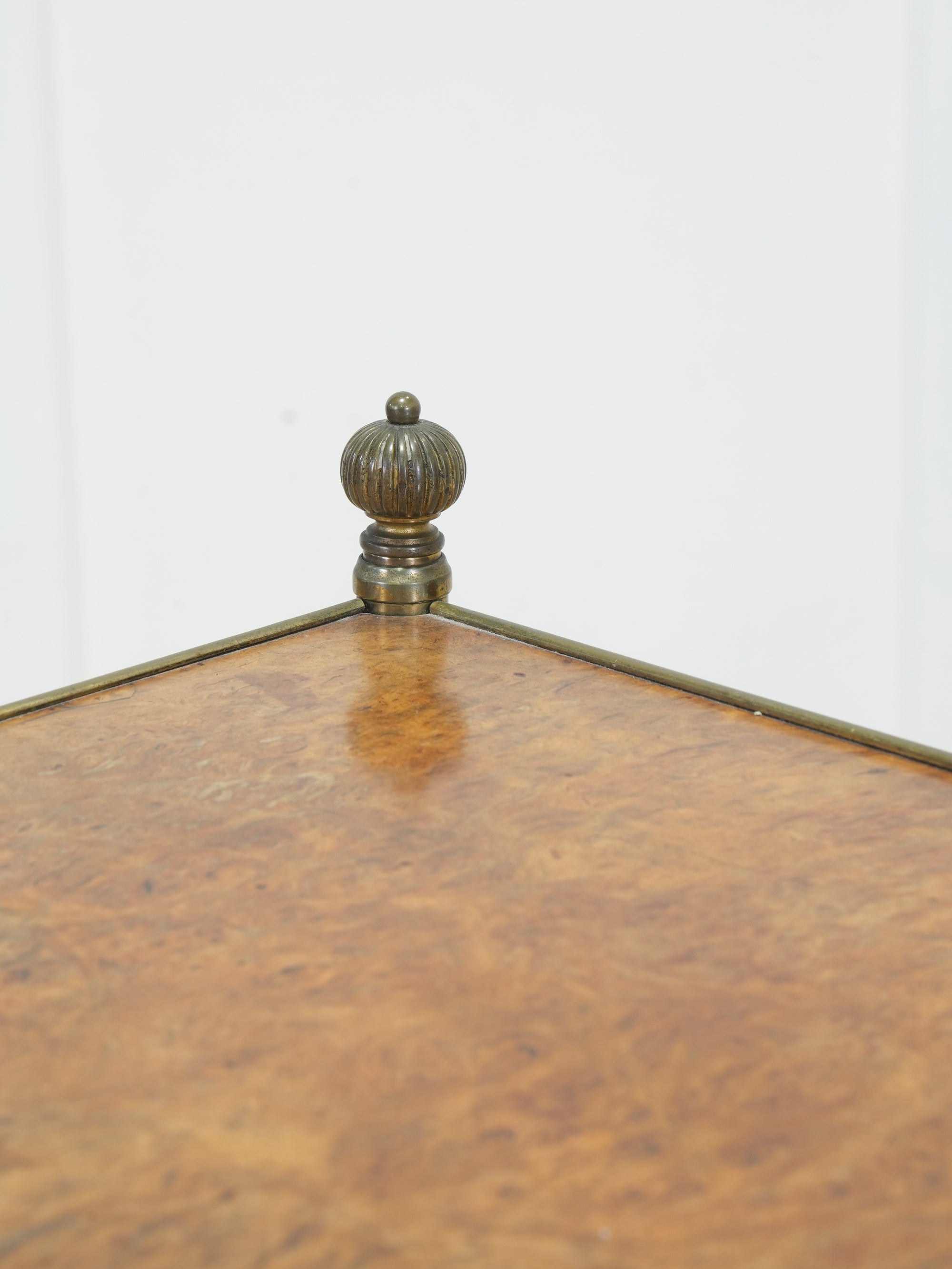 A 19th Century Brass & Walnut Etagere