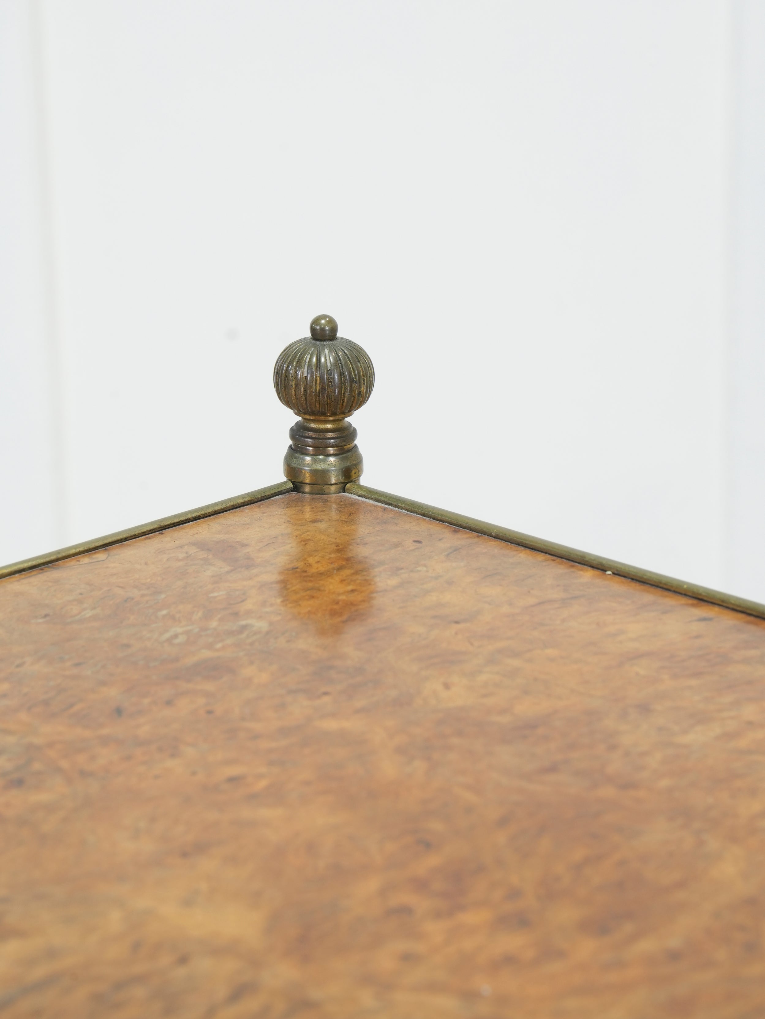 A 19th Century Brass & Walnut Etagere