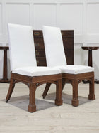 A Pair of Oak Side Chairs in the manner of Owen Jones