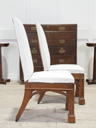 A Pair of Oak Side Chairs in the manner of Owen Jones