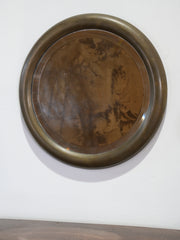 A Brass Framed Mirror
