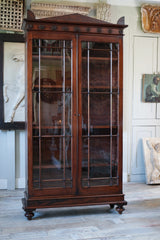 An Early 19th Century Glazed Mahogany Bookcase
