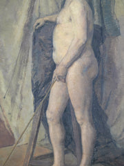 A Standing Male Nude Study