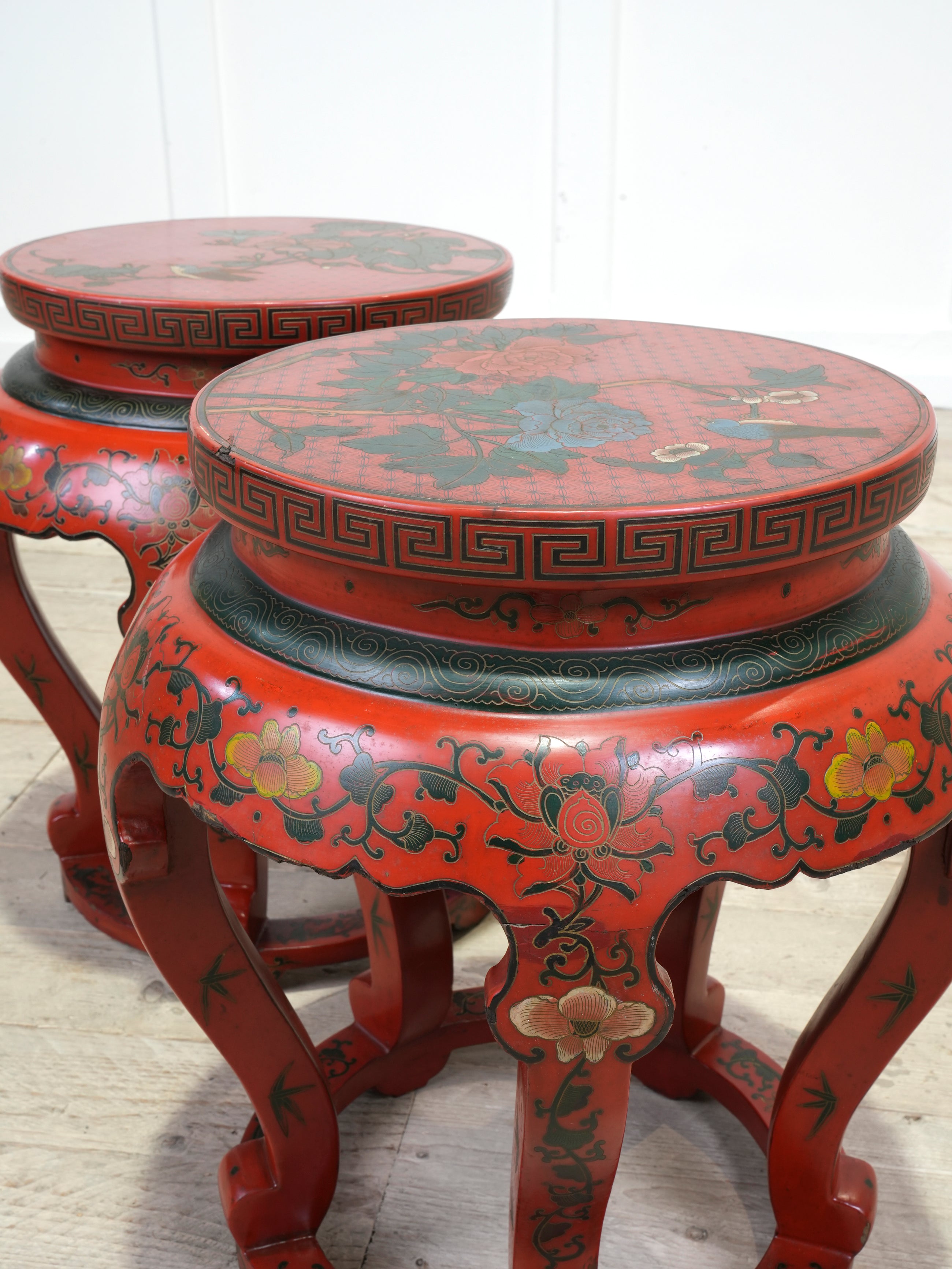 A Pair of Chinoiserie Tables