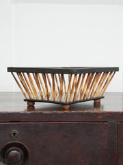 A Ceylonese Porcupine Quill Tray