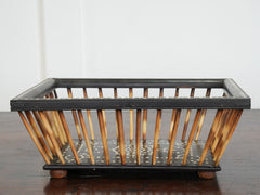 A Ceylonese Porcupine Quill Tray