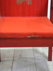 An Investiture “Red” Chair