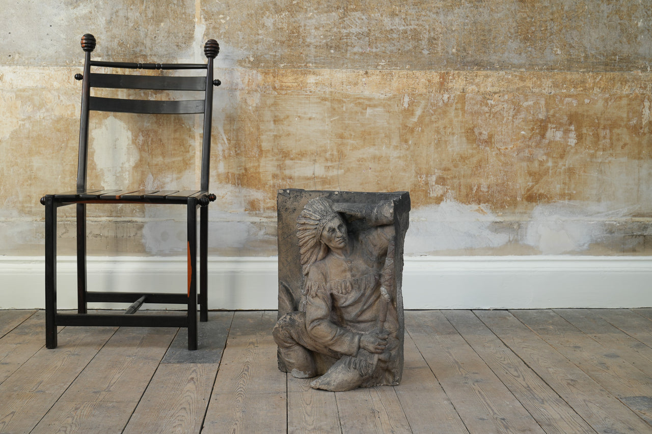 Native American Terracotta Architectural Panel