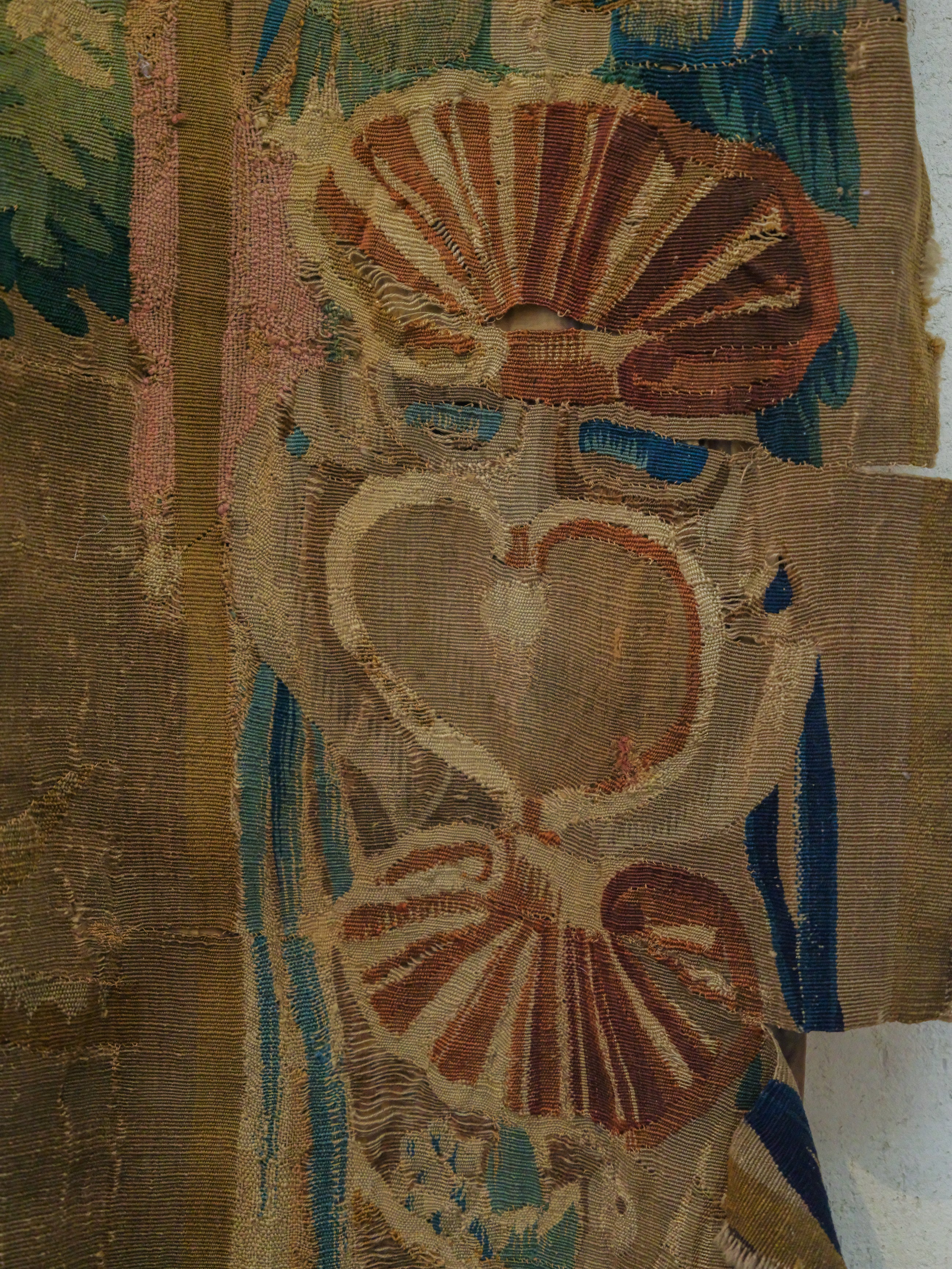 A Fragmentary 17th Century Flemish Tapestry
